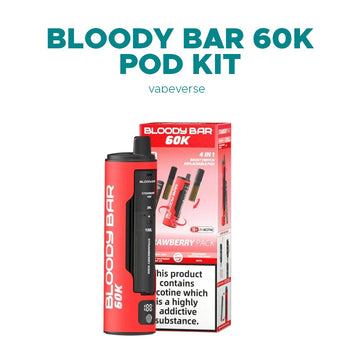 Bloody Bar 60K Puffs 4 in 1 Prefilled Pod Kit - Starting From £13.85